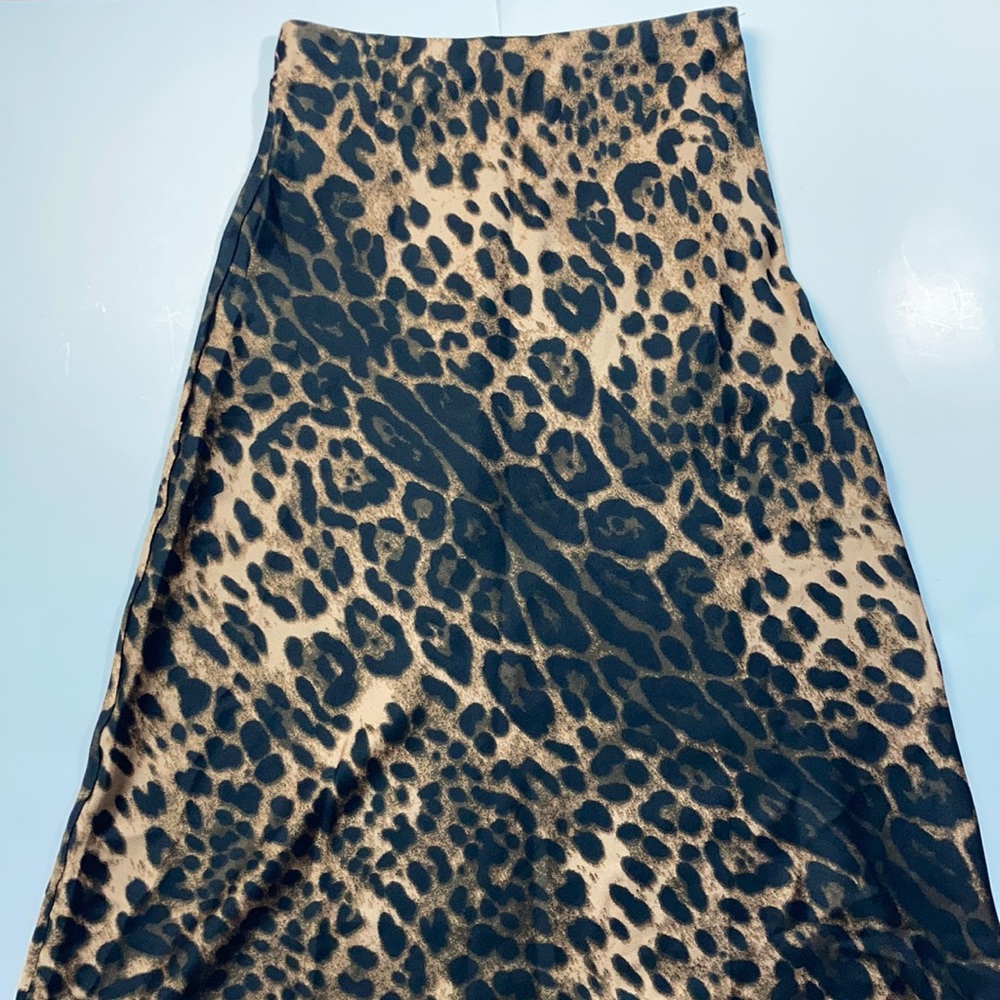 Leopard Midi Skirt